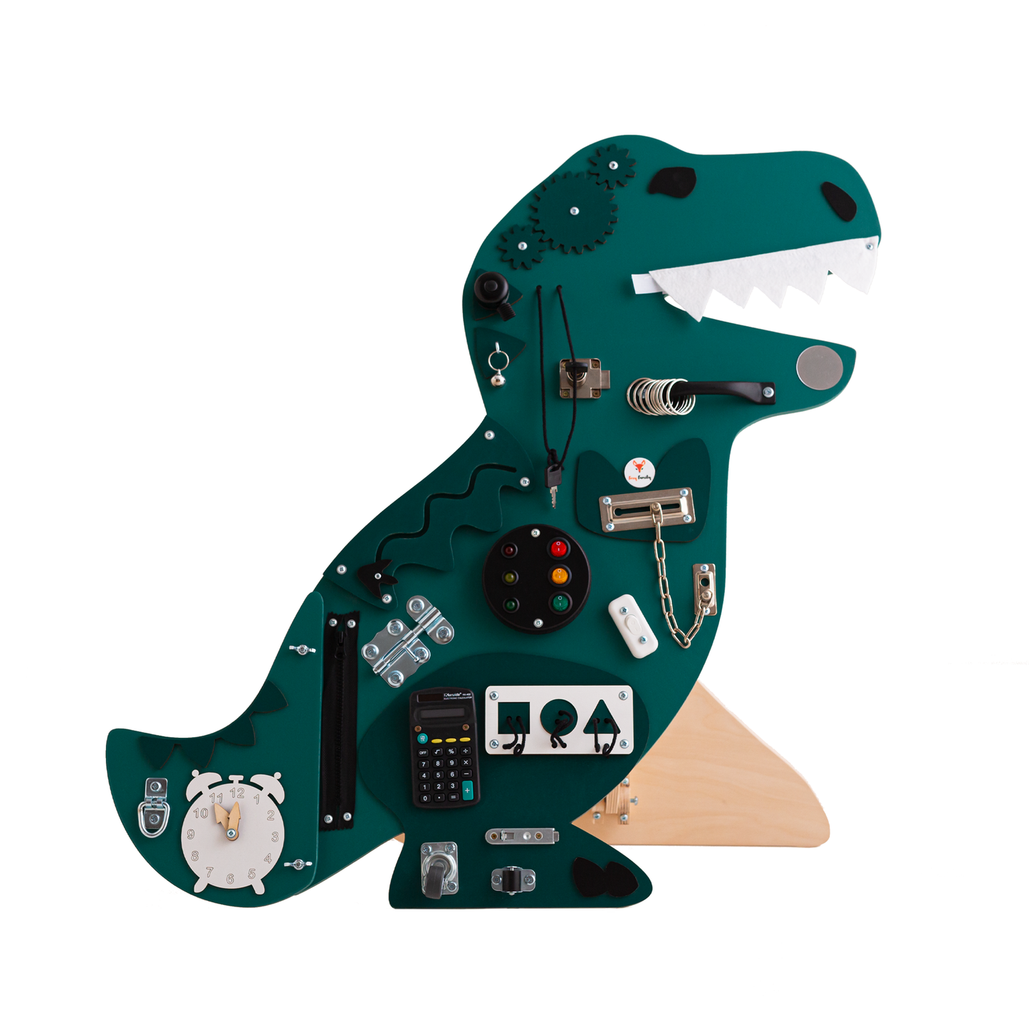 Montessori activiteitenbord Dinosaurus Foxy family