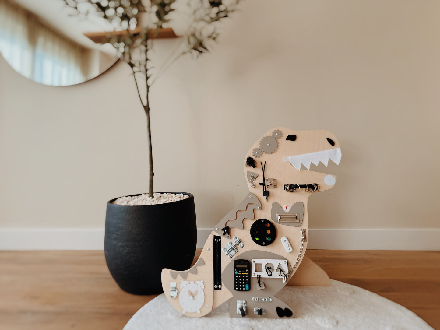 Montessori activiteitenbord Dinosaurus Foxy family