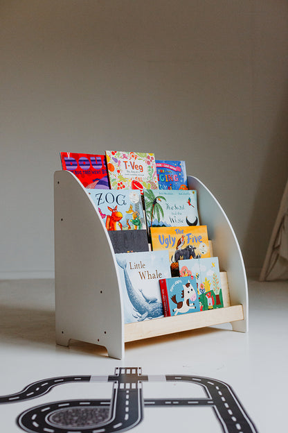 Montessori set Deluxe boekenkast+kledingrek+speelgoedkast