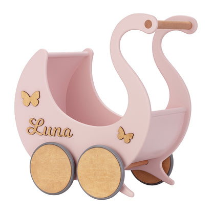 Poppenwagen Swan Queen