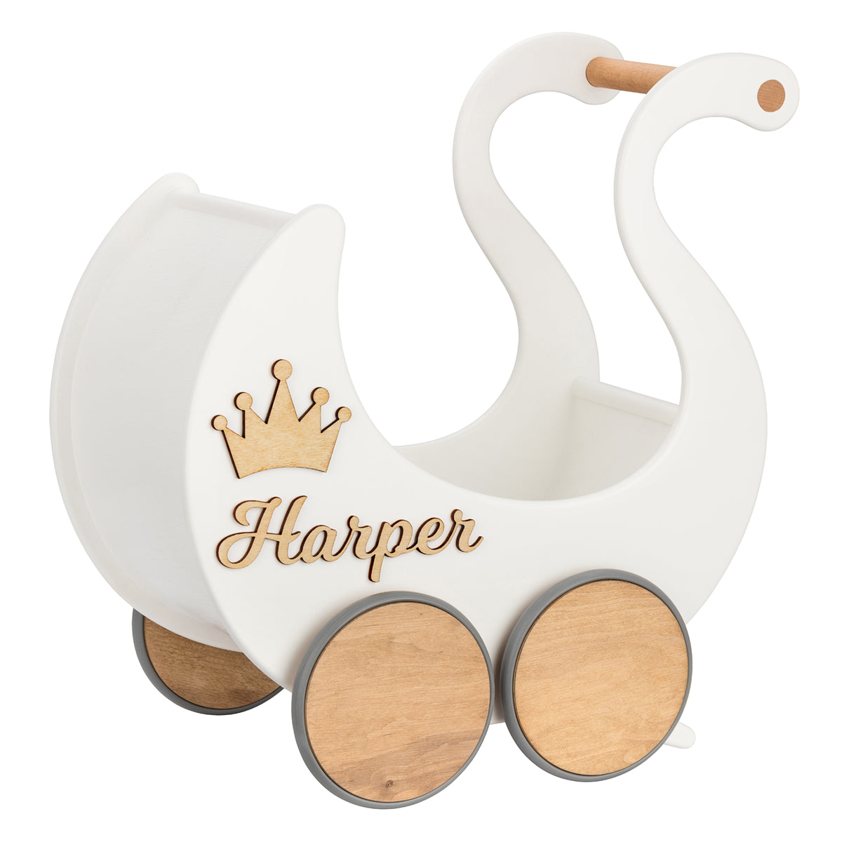 Poppenwagen Swan Queen